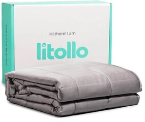 Утяжеленное бамбуковое одеяло Litollo - 150 x 200 см , 8kg цена и информация | Одеяла | 220.lv