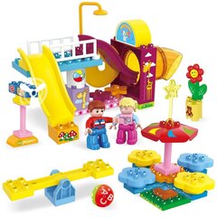 Celtniecības konstruktors Colorbaby Playground, 50 daļas. 2 gab. цена и информация | Конструкторы и кубики | 220.lv