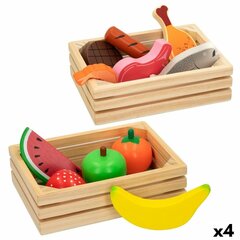 Rotaļu pārtikas komplekts Woomax Fruits, 12 daļas, 4 gab. цена и информация | Игрушки для девочек | 220.lv