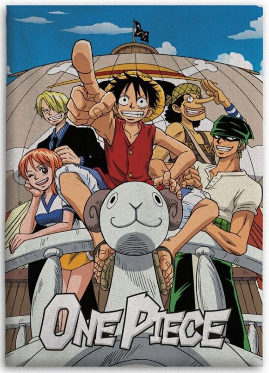 One piece flīsa sega, 110x150cm cena un informācija | Bērnu gultas veļa | 220.lv