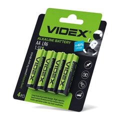 Baterijas Videx AA Alkaline, 1.5V, 2600mAh, 20 gab. cena un informācija | Baterijas | 220.lv