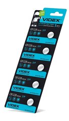 Baterija Videx CR1220 3V Lithium 40mAh, 25 gab. cena un informācija | Baterijas | 220.lv