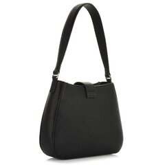 TOMMY HILFIGER sieviešu melna soma pār plecu Plush shoulder bag цена и информация | Женские сумки | 220.lv