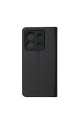 JM Vāciņš STAND FLIP CASE piemērots Xiaomi Redmi Note 13 Pro Juodas cena un informācija | Telefonu vāciņi, maciņi | 220.lv