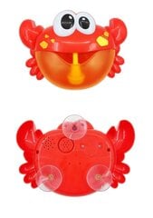 Ziepju burbuļu mašīna krabju L-Toys, sarkana cena un informācija | Rotaļlietas zīdaiņiem | 220.lv