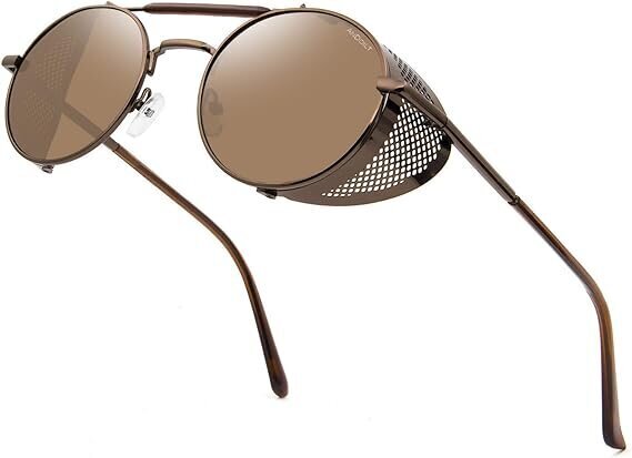 Andoilt Steampunk vīriešu saulesbrilles UV400 цена и информация | Saulesbrilles  vīriešiem | 220.lv
