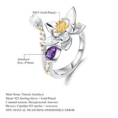 Серебряное кольцо Alberto Martini, Цветок C7782R_1 цена и информация | Кольца | 220.lv