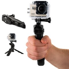 Stiprinājums ar mini statīvu GoPro SJCAM darbības kamerai melnā krāsā 10168371 цена и информация | Украшения на шею | 220.lv