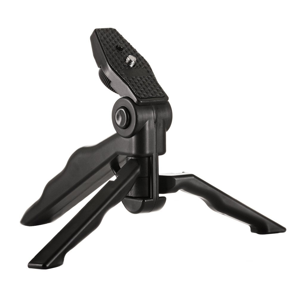 Stiprinājums ar mini statīvu GoPro SJCAM darbības kamerai melnā krāsā 10168371 cena un informācija | Kaklarotas | 220.lv