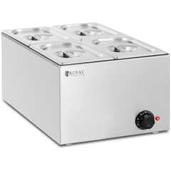 Bain marie elektriskais sildītājs 4 x GN 1/4 640 W 10155401 цена и информация | Обогреватели | 220.lv