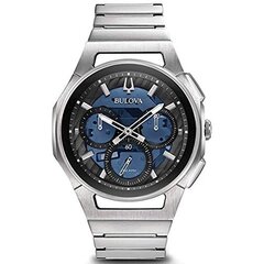 Vīriešu Pulkstenis Bulova 96A205 Sudrabains цена и информация | Женские часы | 220.lv