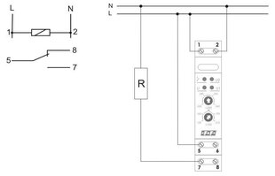 CP-709 sprieguma relejs bez laika bloķēšanas cena un informācija | Elektrības slēdži, rozetes | 220.lv