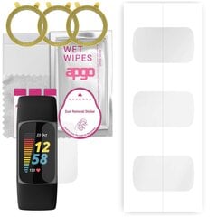 Apgo Hydrogel Screen Protector 3 gab. cena un informācija | Viedpulksteņu un viedo aproču aksesuāri | 220.lv