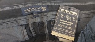 Woolrich Vīrieši Classic Twill WOPAN1104 Činos tipa bikses Zils 36W, cena un informācija | Bikses sievietēm | 220.lv