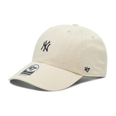 Mlb new york yankees base runn 47 brand b-bsrnr17gws-nt unisex smelio spalvos unisex beige B-BSRNR17GWS-NT цена и информация | Женские шапки | 220.lv