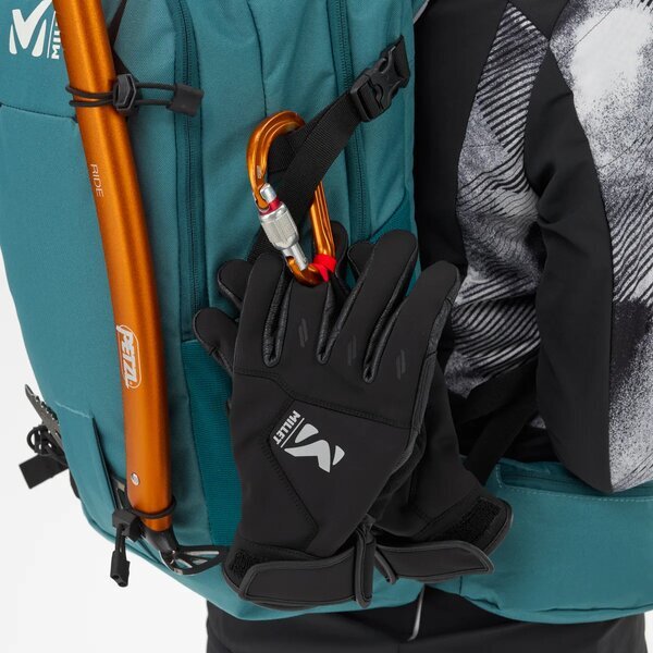 MILLET TOURING GLOVE II MELNS 53133-5 cena un informācija | Sieviešu cimdi | 220.lv