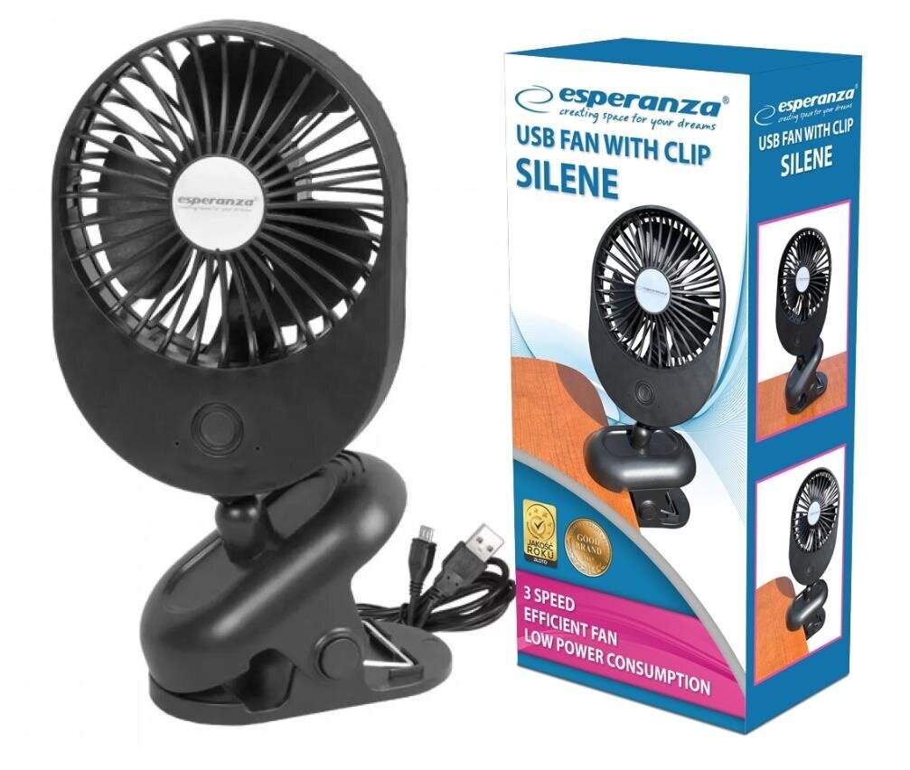 Ventilators Esperanza Siline USB mini, 2 W цена и информация | Ventilatori | 220.lv