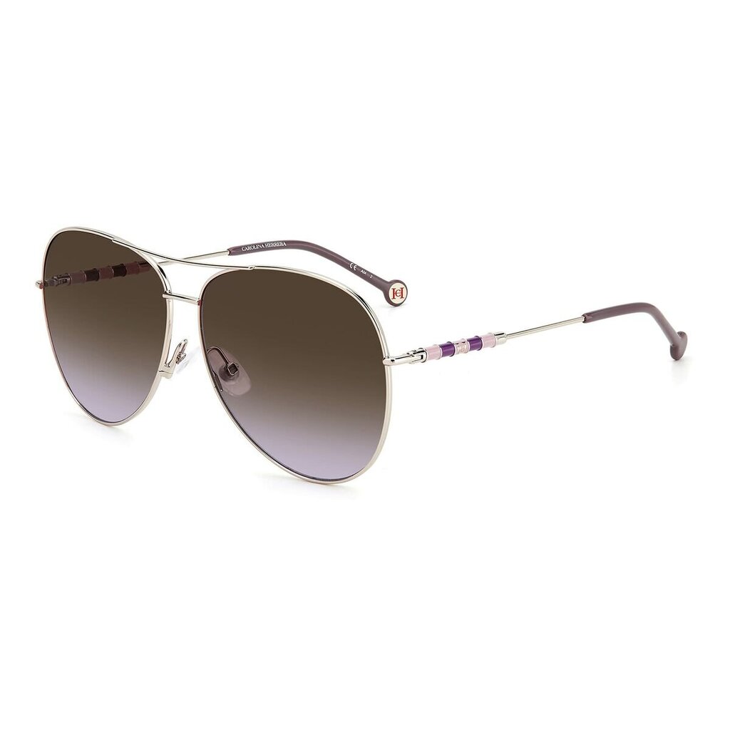 Sieviešu Saulesbrilles Carolina Herrera CH 0034/S Ø 64 mm Bronza S05119592 cena un informācija | Saulesbrilles sievietēm | 220.lv