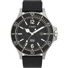 Vīriešu Pulkstenis Timex HARBORSIDE - INDIGLO Melns S7289527 цена и информация | Женские часы | 220.lv