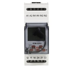 Недельный двухканальный таймер ZCM-12P/U с внешней памятью цена и информация | Электрические выключатели, розетки | 220.lv