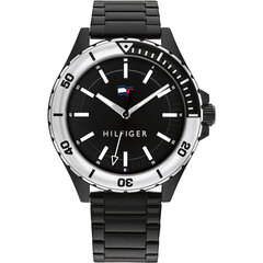 Vīriešu Pulkstenis Tommy Hilfiger 1792014 (Ø 43 mm) S0378652 cena un informācija | Sieviešu pulksteņi | 220.lv