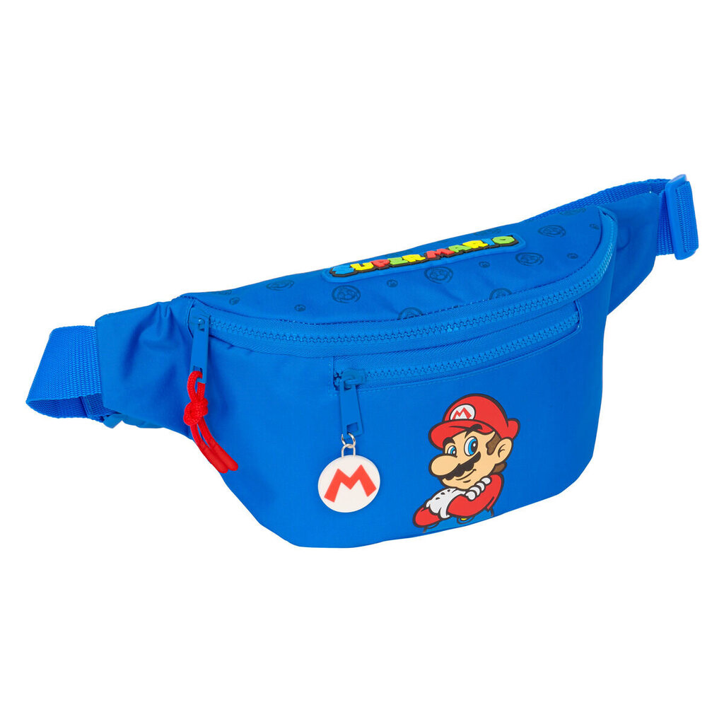 Jostas Somiņa Super Mario Play Zils Sarkans 23 x 12 x 9 cm S4309701 cena un informācija | Sieviešu somas | 220.lv