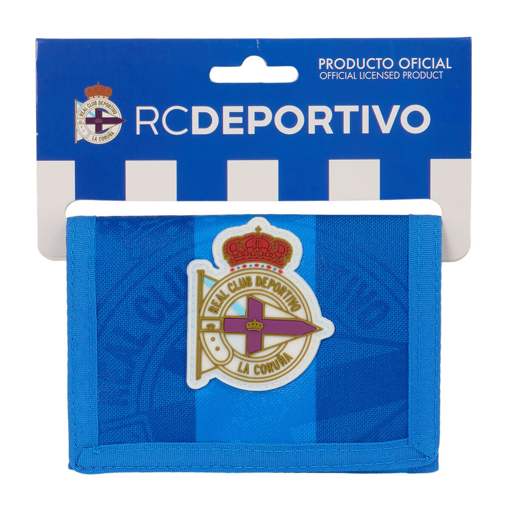 Naudas Maks R. C. Deportivo de La Coruña Zils 12.5 x 9.5 x 1 cm S4310399 cena un informācija | Sieviešu somas | 220.lv