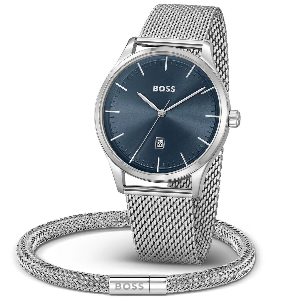 Vīriešu Pulkstenis Hugo Boss 1570160 (Ø 43 mm) S0379562 cena un informācija | Sieviešu pulksteņi | 220.lv