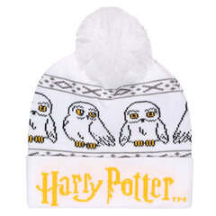 Cepure Harry Potter Hedwig Snow Beanie Balts D0801135 цена и информация | Женские шапки | 220.lv