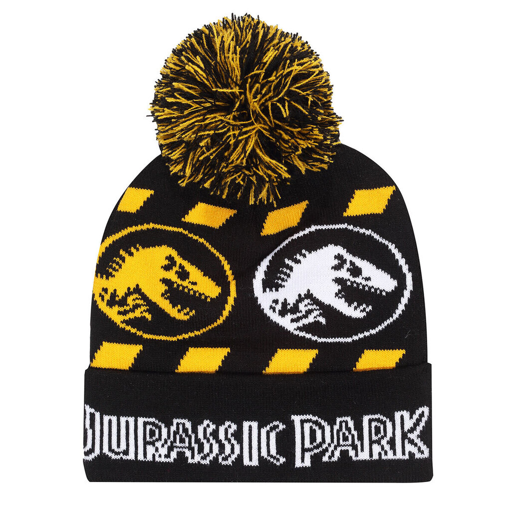 Cepure Jurassic Park Hazard Snow Beanie Melns D0801133 цена и информация | Sieviešu cepures | 220.lv