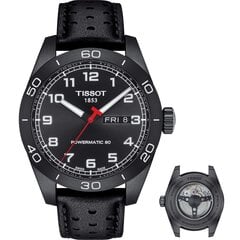 Vīriešu Pulkstenis Tissot PRS 516 POWERMATIC 80 Melns S7295991 cena un informācija | Sieviešu pulksteņi | 220.lv