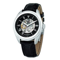 Vīriešu Pulkstenis Maserati TRAGUARDO AUTOMATIC Melns (Ø 45 mm) S7294547 цена и информация | Женские часы | 220.lv