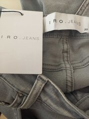 IRO IRO.JEANS Sievietes REBECCA AG767 sašaurināti džinsi Pelēks Gaiši pelēks 30, J21070705148/30 cena un informācija | Sieviešu džinsi | 220.lv