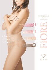 Koriģējošās zeķubikses ar kofeīnu FIT CONTROL, 20 denieri FIORE_M_5204_NUDE_4 cena un informācija | Zeķubikses | 220.lv