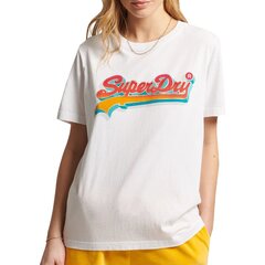 Superdry sieviešu klasiskais t-krekls Vintage Seasonal cena un informācija | Blūzes, sieviešu krekli | 220.lv