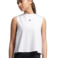 Sieviešu Superdry Run Cropped Loose Sleeveless T-krekls bez piedurknēm цена и информация | Женские футболки | 220.lv