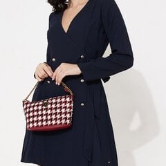 Guess Cessily Buck rokassomiņa eleganta bordo krāsas peplum rokassomiņa цена и информация | Женские сумки | 220.lv