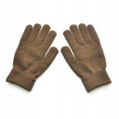 Akrila HANDS Warm Touch 20cm Brown R01 R01-BROWN cena un informācija | Sieviešu cimdi | 220.lv