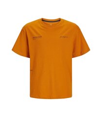 Jack & Jones bērnu T-krekls 12258160*02, oranžs/marmel 5715606050759 cena un informācija | Zēnu krekli | 220.lv