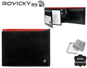 rfid ādas maks rovicky n992-rvt cena un informācija | Vīriešu maki, karšu maki | 220.lv