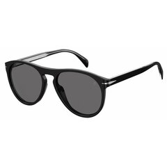 Vīriešu Saulesbrilles Eyewear by David Beckham 1008/S Melns Ø 55 mm S05119751 cena un informācija | Saulesbrilles  vīriešiem | 220.lv