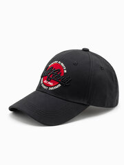 шапка h158 - черная 124905-uniw цена и информация | Мужские шарфы, шапки, перчатки | 220.lv