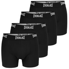 Мужские трусы-боксеры Everlast, черные, 4 штуки цена и информация | Мужские трусы | 220.lv