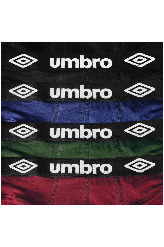 Vīriešu biksītes Umbro, kokvilna, komplekts, 8 gabali, M izmērs BM205_0196_MIX4_M цена и информация | Vīriešu apakšbikses | 220.lv