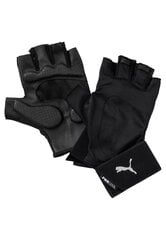 Puma Treniņu Cimdi TR Ess Gloves Premium Black 041467 01 041467 01/L cena un informācija | Vīriešu cepures, šalles, cimdi | 220.lv