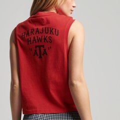 Sieviešu Superdry Vintage Collegiate Tank krekliņš bez piedurknēm cena un informācija | T-krekli sievietēm | 220.lv