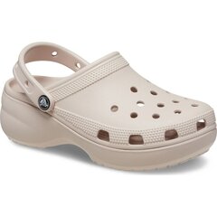 Čības sievietēm Crocs™ Classic Platform Clog 281217, bēšas cena un informācija | Iešļūcenes, čības sievietēm | 220.lv