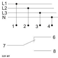 CZF-BT fāzes zudumu sensors cena un informācija | Elektrības slēdži, rozetes | 220.lv