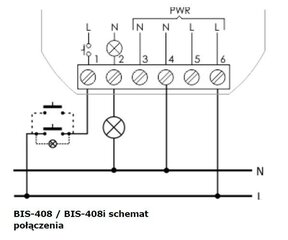 BIS-408 LED ieslēgšanas un izslēgšanas bistabilais relejs cena un informācija | Sprieguma pārveidotāji | 220.lv