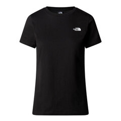 W s/s simple dome slim the north face nf0a87nhjk3 moterims juoda women's black NF0A87NHJK3 цена и информация | Женские футболки | 220.lv